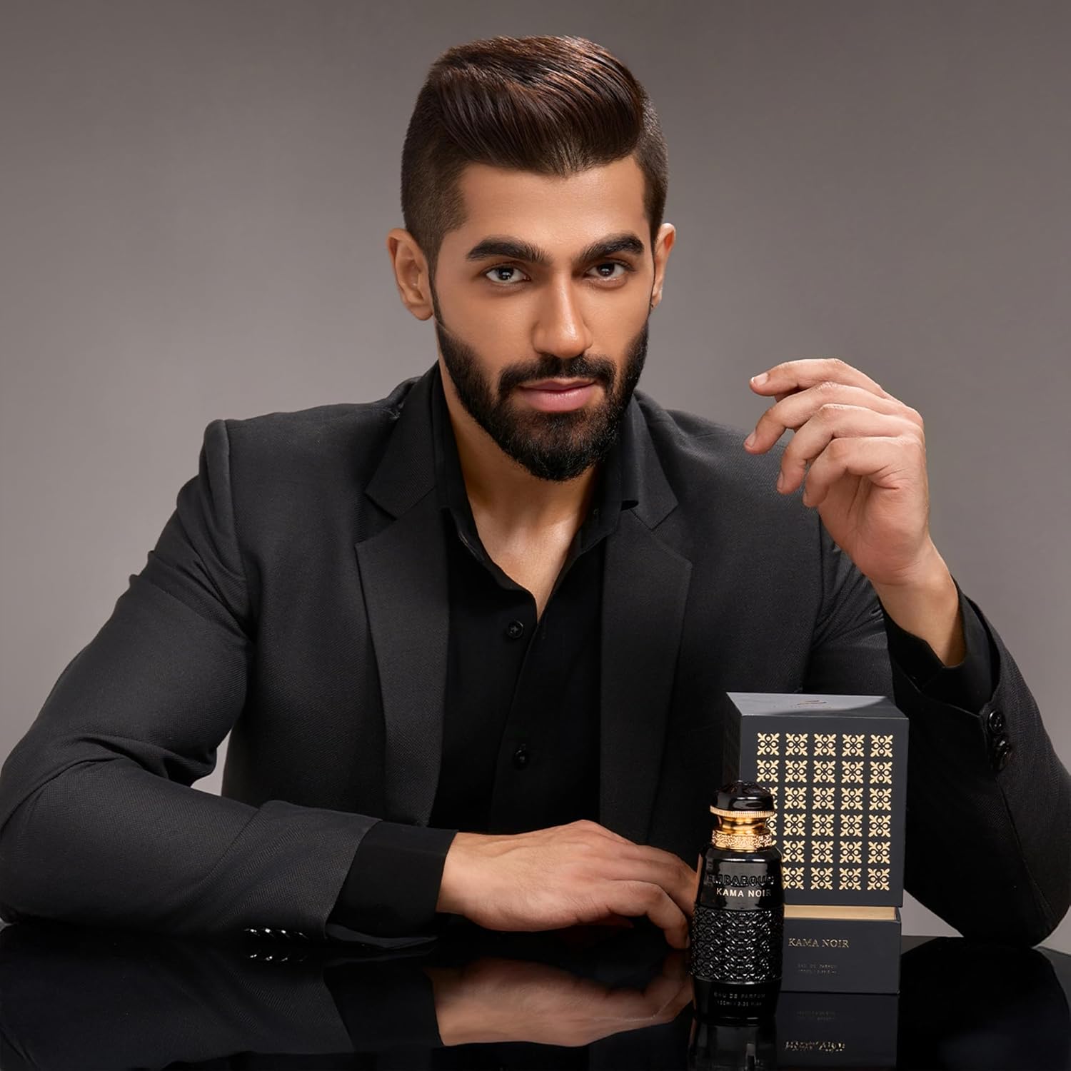 EMBAROUGE KAMA NOIR Women's Fragrance | Perfume for Women | Fresh Fragrance | 100 ml pack | 3.4 Fl. Oz. | Amber and Vanilla notes | Gift for Women | Eau de Parfum EDP - Image 3