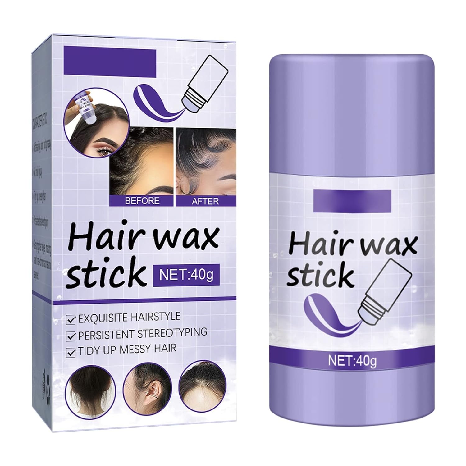 Hair Wax Stick Broken Hair Finishing Hair Wax Stick