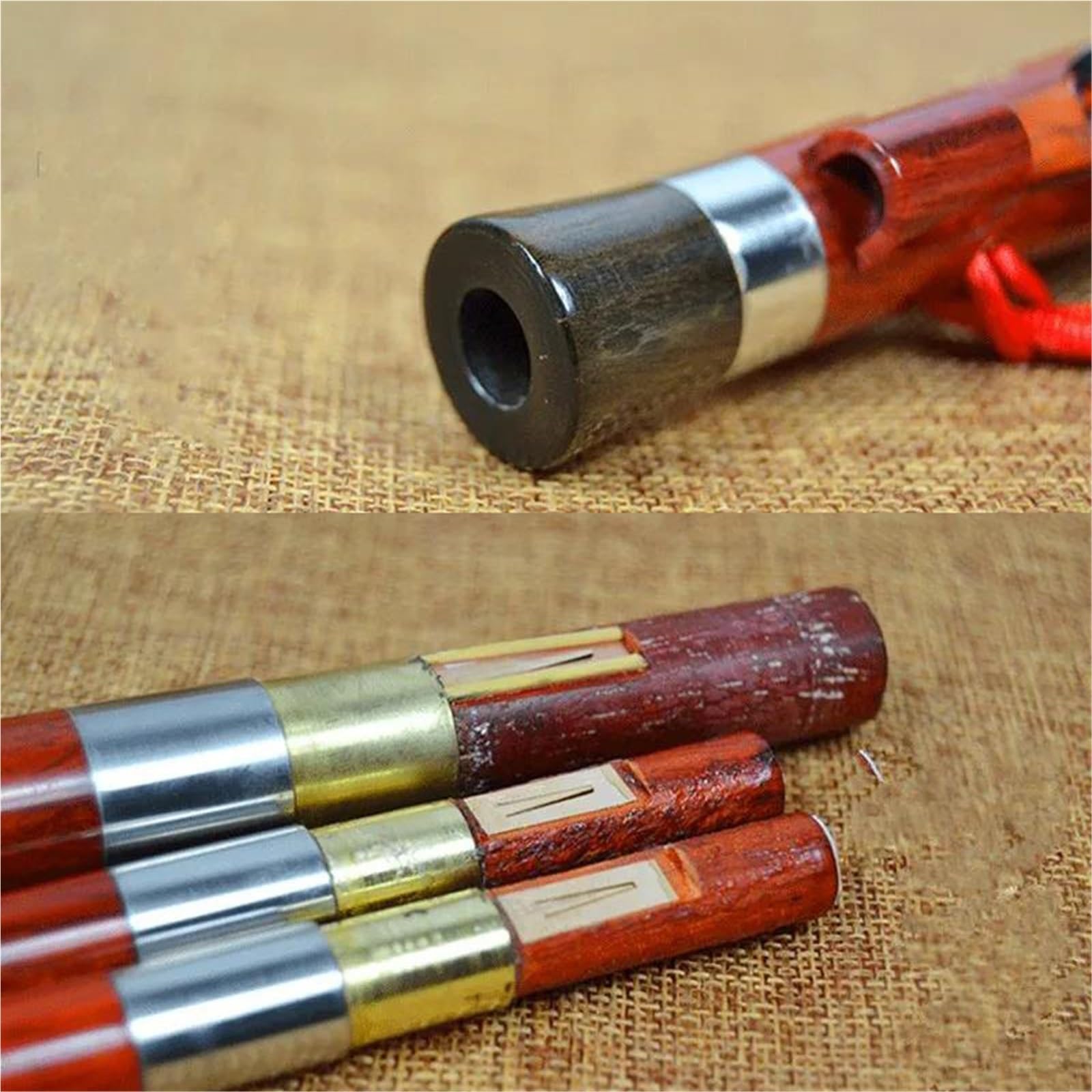 Instrumento De Flauta Hulusi Pipa De Ébano/palisandro Flauta Hulusi Profesional De Tres Tonos Flauta De Calabaza Flauta A Prueba De Golpes Hulusi(Rosewood,C)