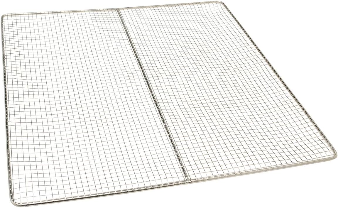 Smokin Tex 1100 Pro Seafood Grill Rack - Stainless Steel Mesh, Perfect for Fish & Delicate Foods, Dishwasher Safe, 12.5"x13.25"