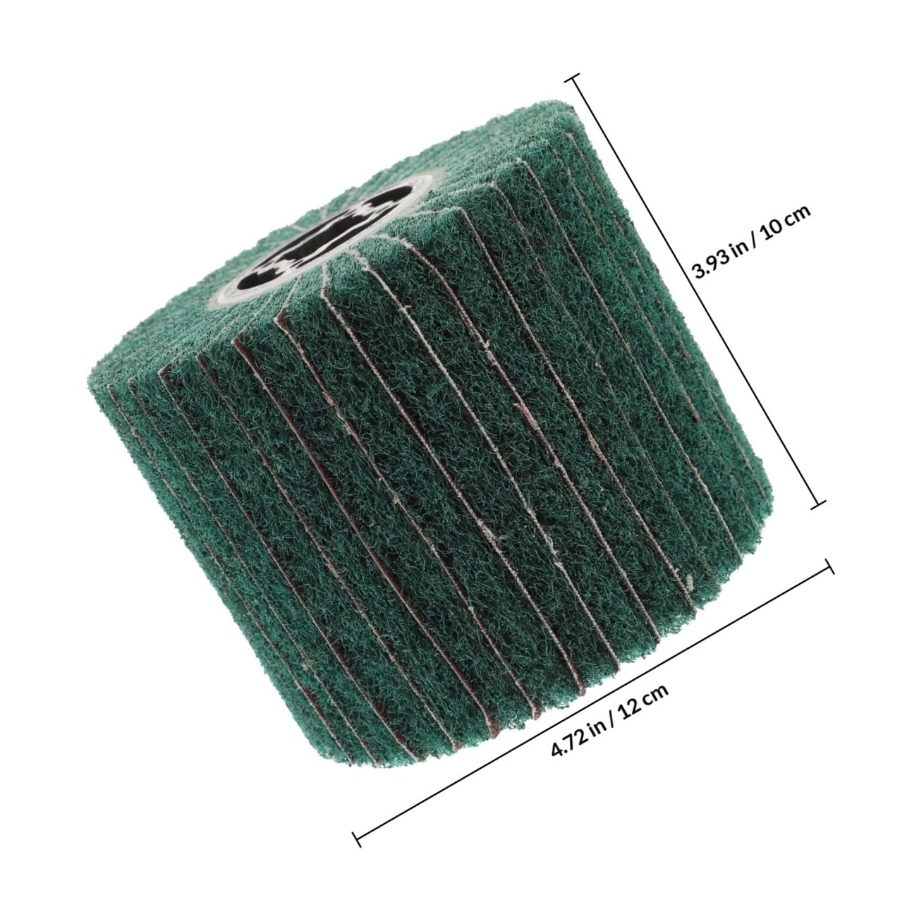 Operitacx Nylon Polishing Buffing Wheel for Electric Rotary Tool Green Abrasive Polishing Wheel for Drill for Power Tool Accessories Suitable for Metal and Plastic Finishing