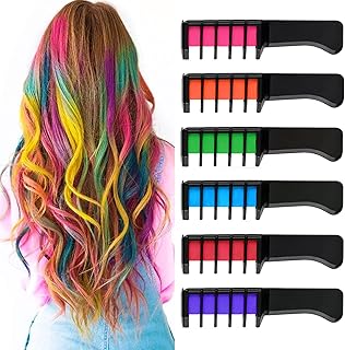 Kalolary 6 Colors Hair Chalk Comb