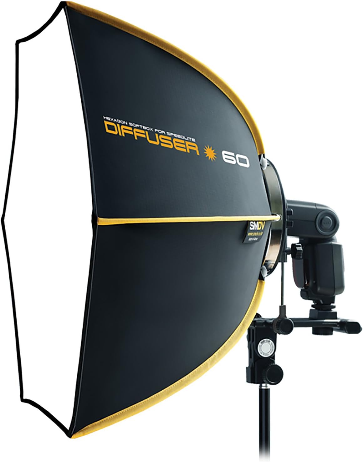 XPD60 softbox for Flash Speedbox 60, Black with Yellow Trim