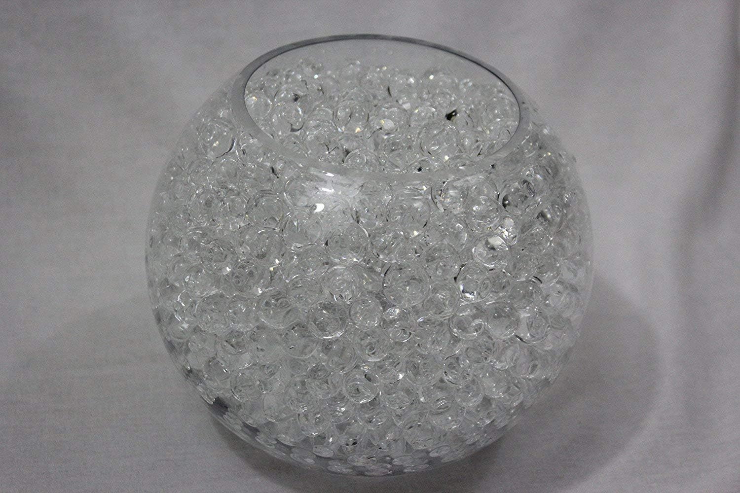 MTRXX Magic Round Shape Crystal Jelly Balls Jelly Ball USE Home&Plant Decoration, White Color Jelly Balls 50GM