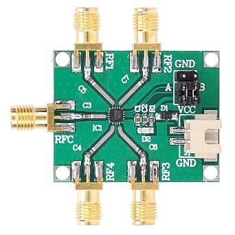 Hilitand RF Switch Module Single Pole 4 Throw HMC7992 0.1-6GHz Wide Applications, Small Size for Easy Carry, Hilitand1n2w6h9uta