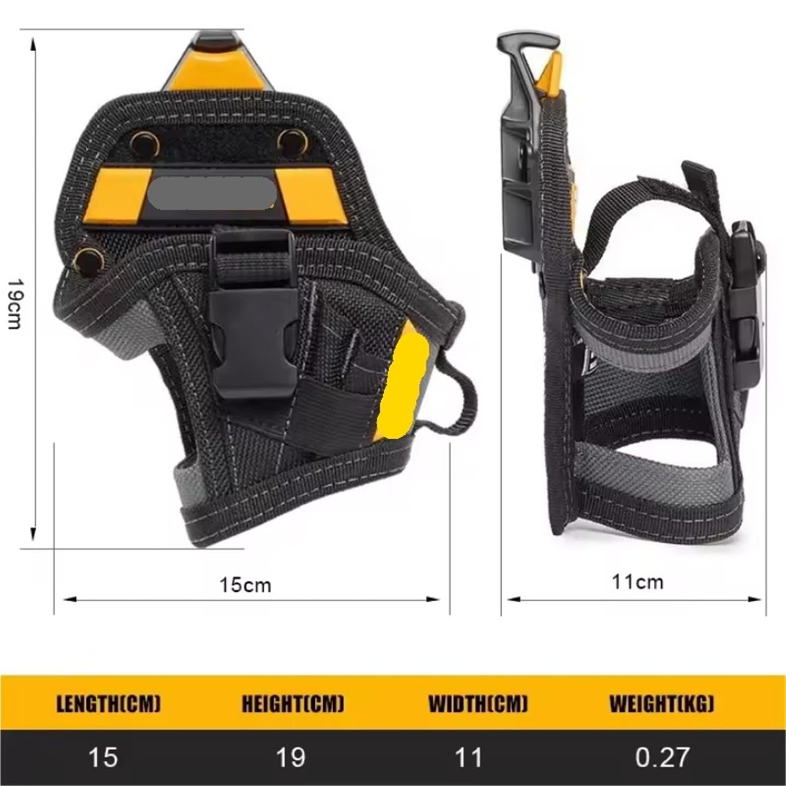 Étui pour perceuse Étui de Poche for perceuse, Portable, Multifonctionnel, Rangement Robuste, Accessoires électrique, Sac à Outils