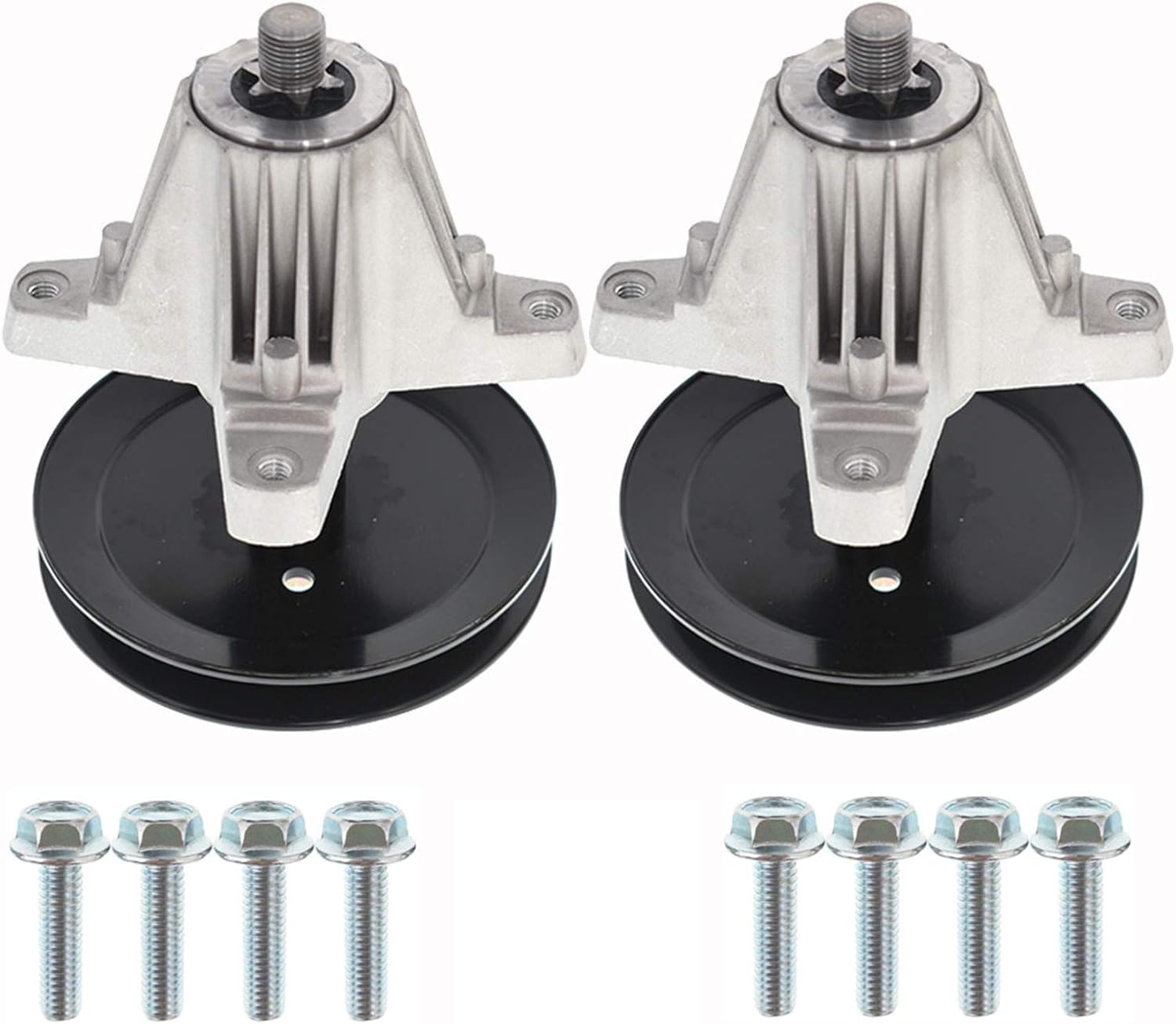 labwork 2 Pack Spindle Assembly W/Pulley Bolt Replacement for MTD 918-06991 618-06991