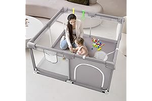 50-Inch Small Baby Playpen: Safe, Spacious, Portable