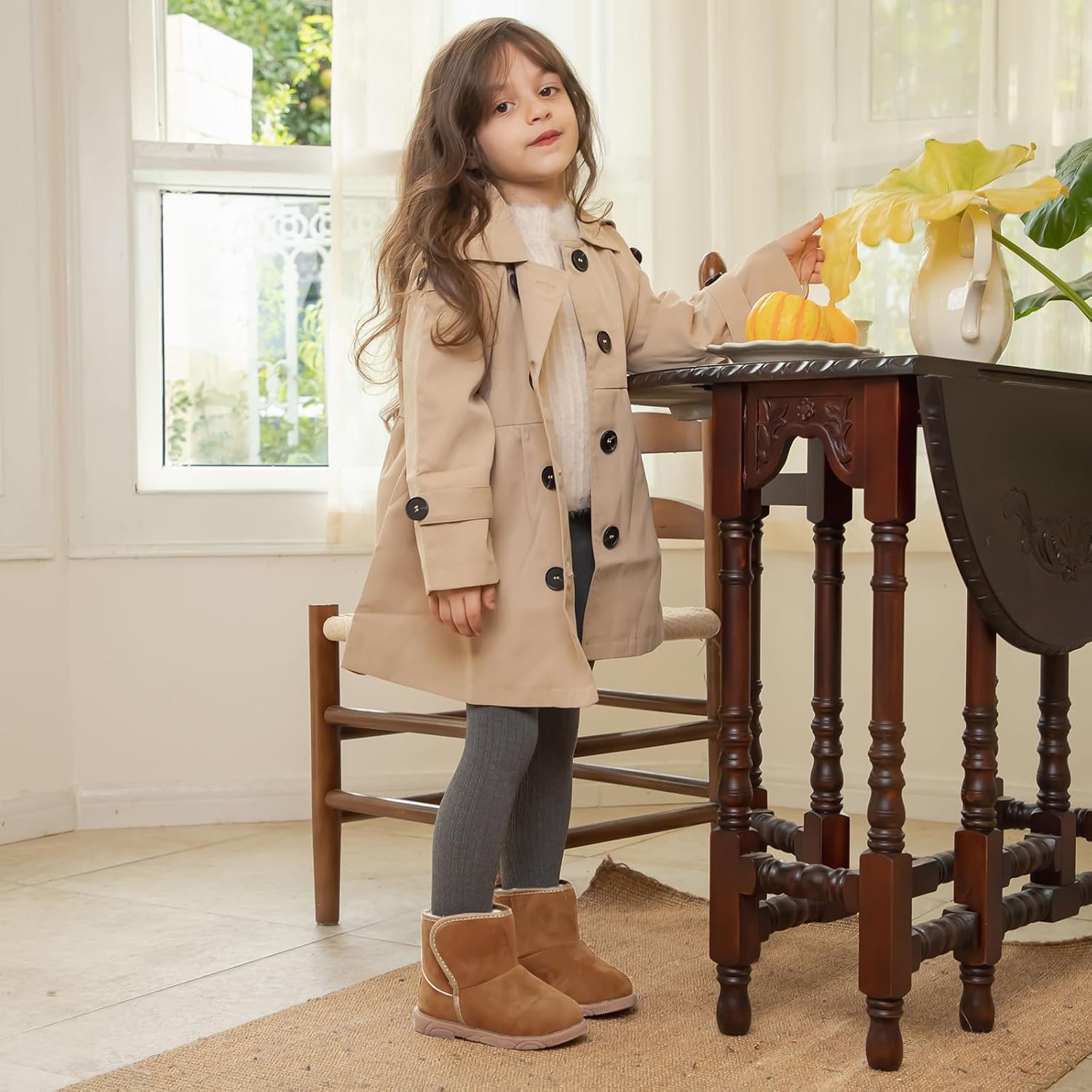 MK MATT KEELY Winter Boots for Toddler Boots for boys Soft Warm Fur Snow Boots For Girl Plush Black Snow Boots - Image 2