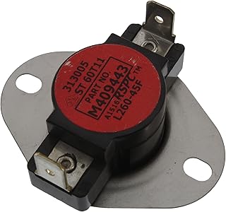 ALLIANCE Laundry Systems Thermostat Lim 260F Red (M409443)