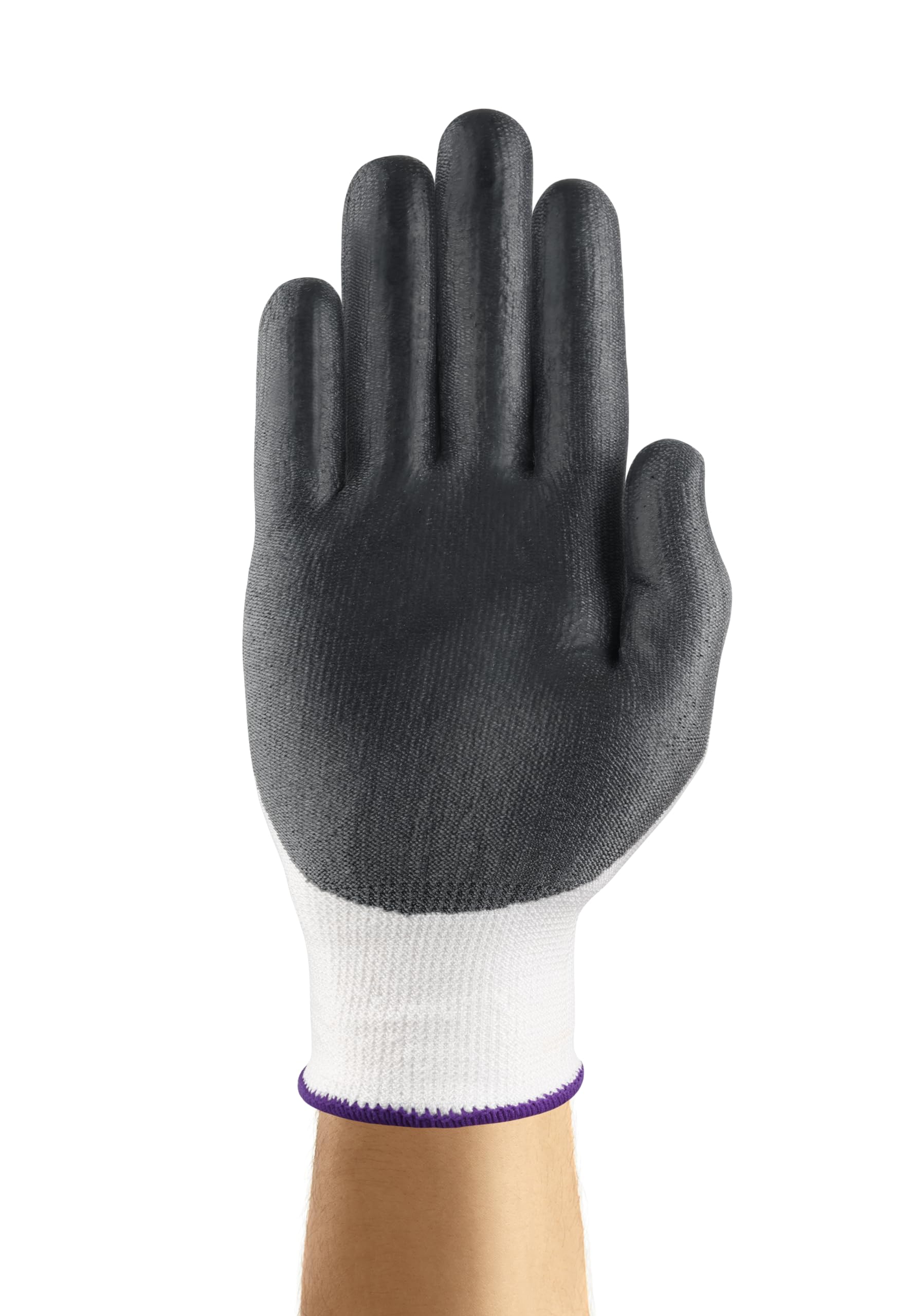 Ansell HyFlex 11-724 Schnittschutz-Handschuhe, Mechanikschutz, Weiß, Größe 10 (12 Paar pro Beutel)