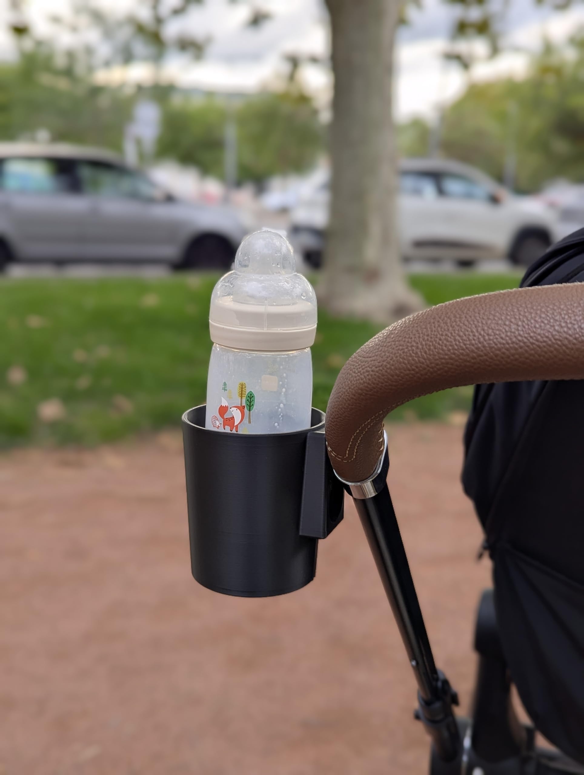 Cybex - Porta bicchiere per passeggino, compatibile con Cybex Priam, Mios, Coya, Balios, Talos, Gazelle S, Eezy S-Line, Beezy, Melio - Porta Biberon/Porta Bottiglia