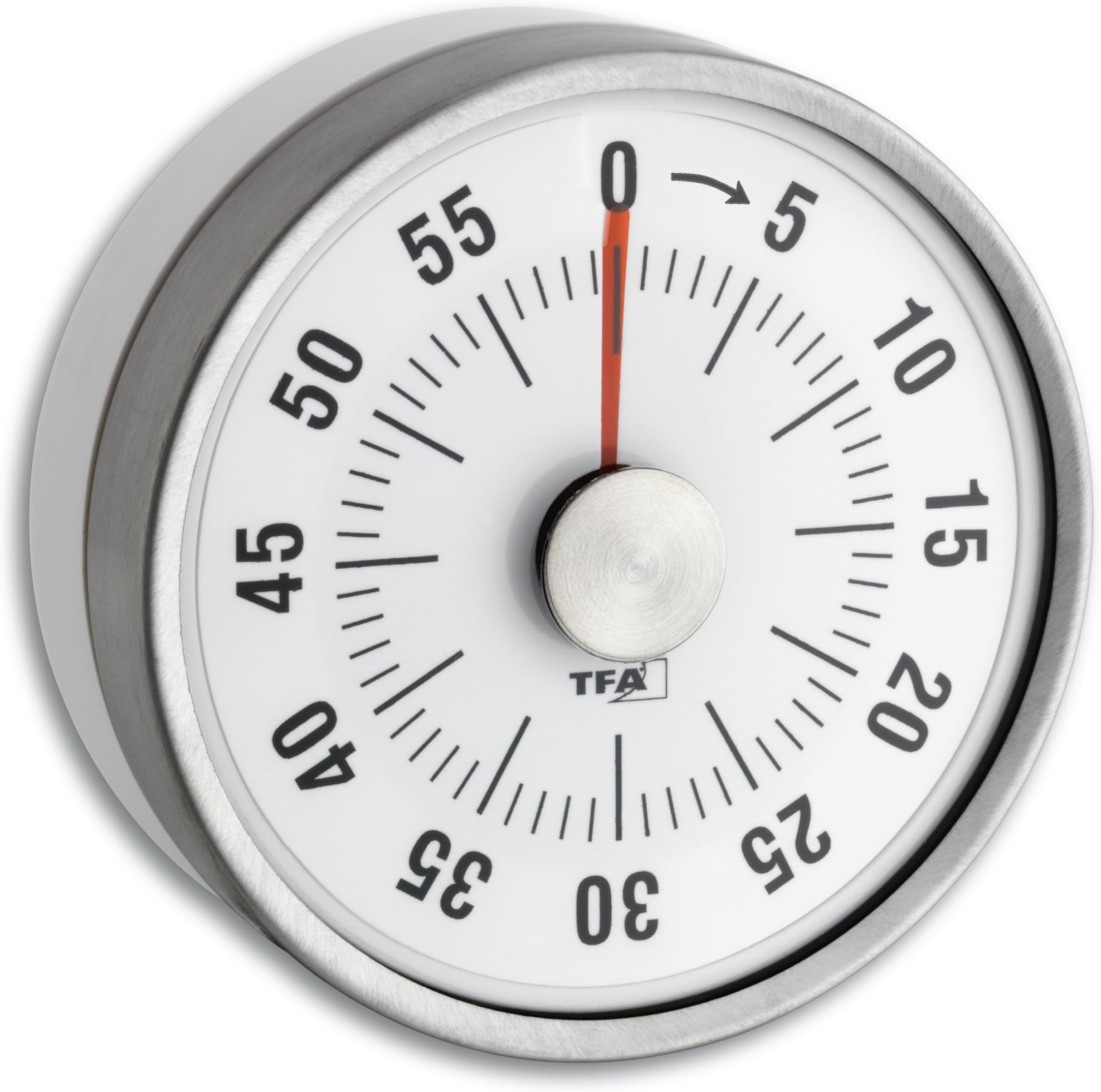 TFA Puck Kitchen Timer, White