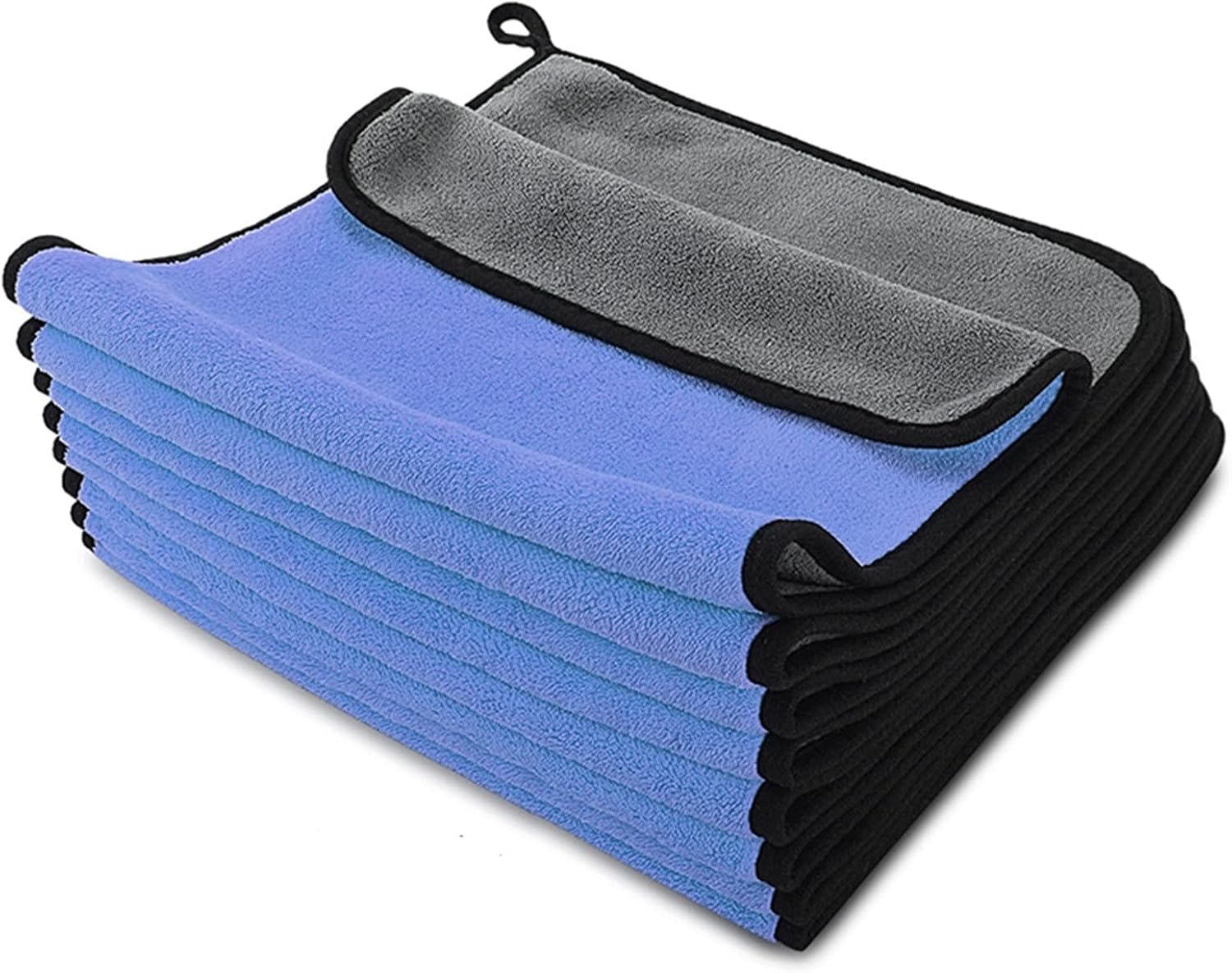 車の乾燥タオル 30x30 40 60cmの車の洗浄マイクロファイバータオル 車の清掃乾燥布 新商品 新型 カーケアクロス 30x40x10pcs Color ヘムカーケアの布の詳細を洗う青いタオル
