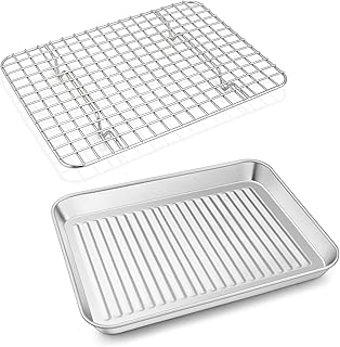 P&P Stainless Steel Baking Pan with Rack