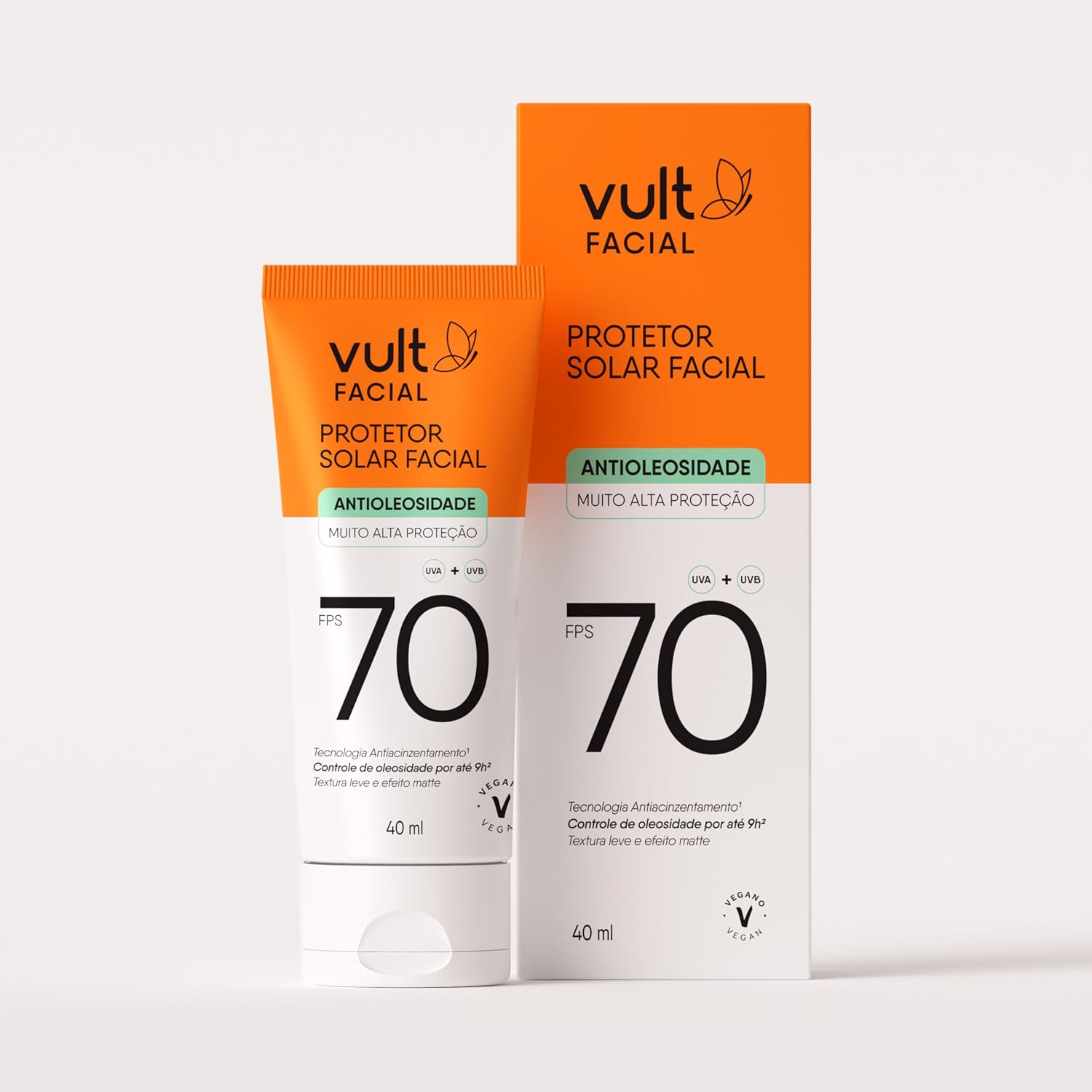 VULT PROTETOR SOLAR FACIAL FPS 70 40ml