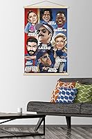 Vista 2 de Trends International Ted Lasso - Póster de pared con marco magnético