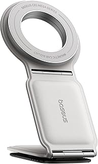 باسيوس حامل موبايل مغناطيسي للسيارة C02 ميجا 【حامل للسيارة】قاعدة قابلة للدوران 360 درجة، فريد لموبايل ايفون 15 برو ماكس، الخ