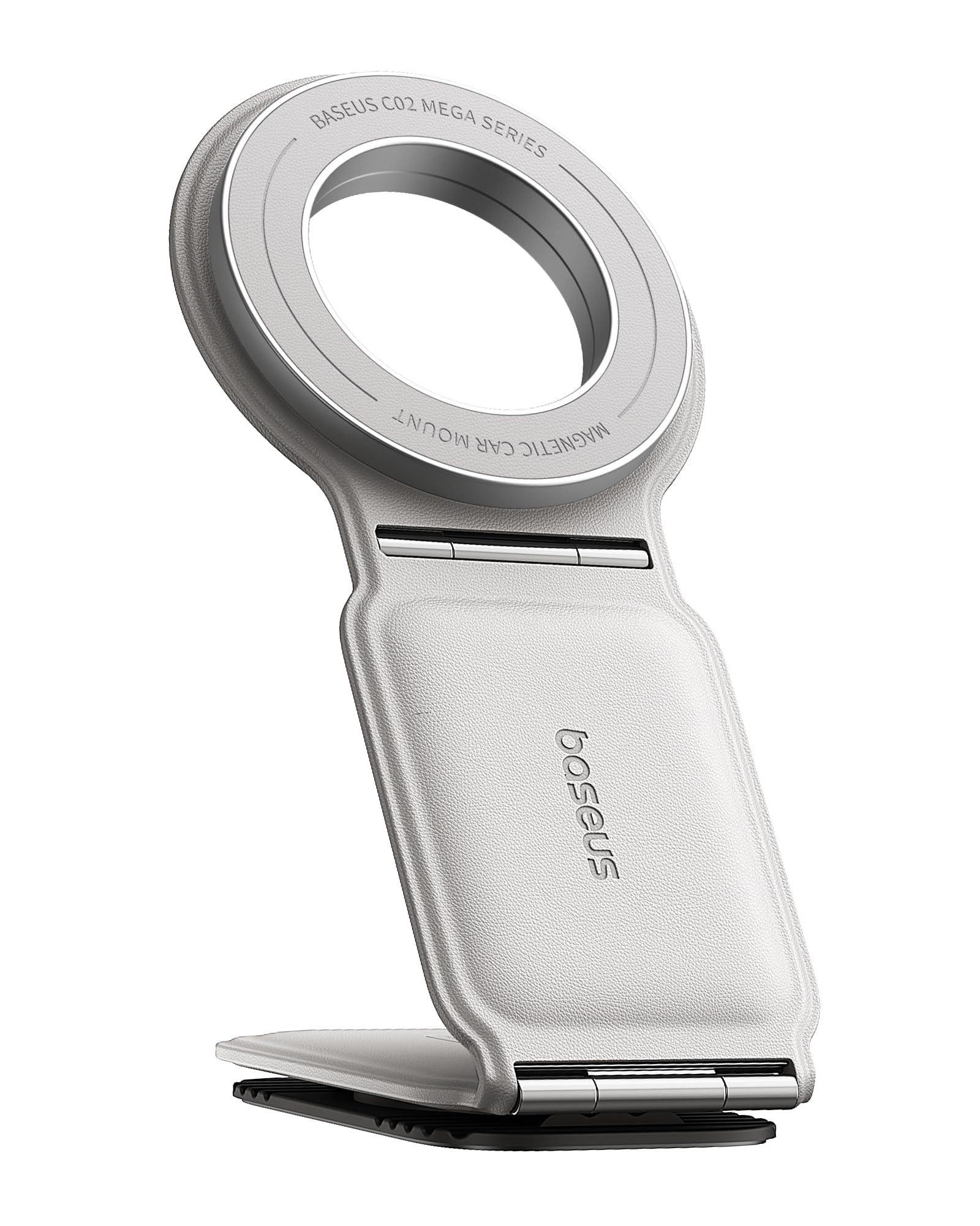 PrimeTrip Series C02 Mega Mobile Phone Holder Car Magnet for Dashboard Universal Magsafe (White)