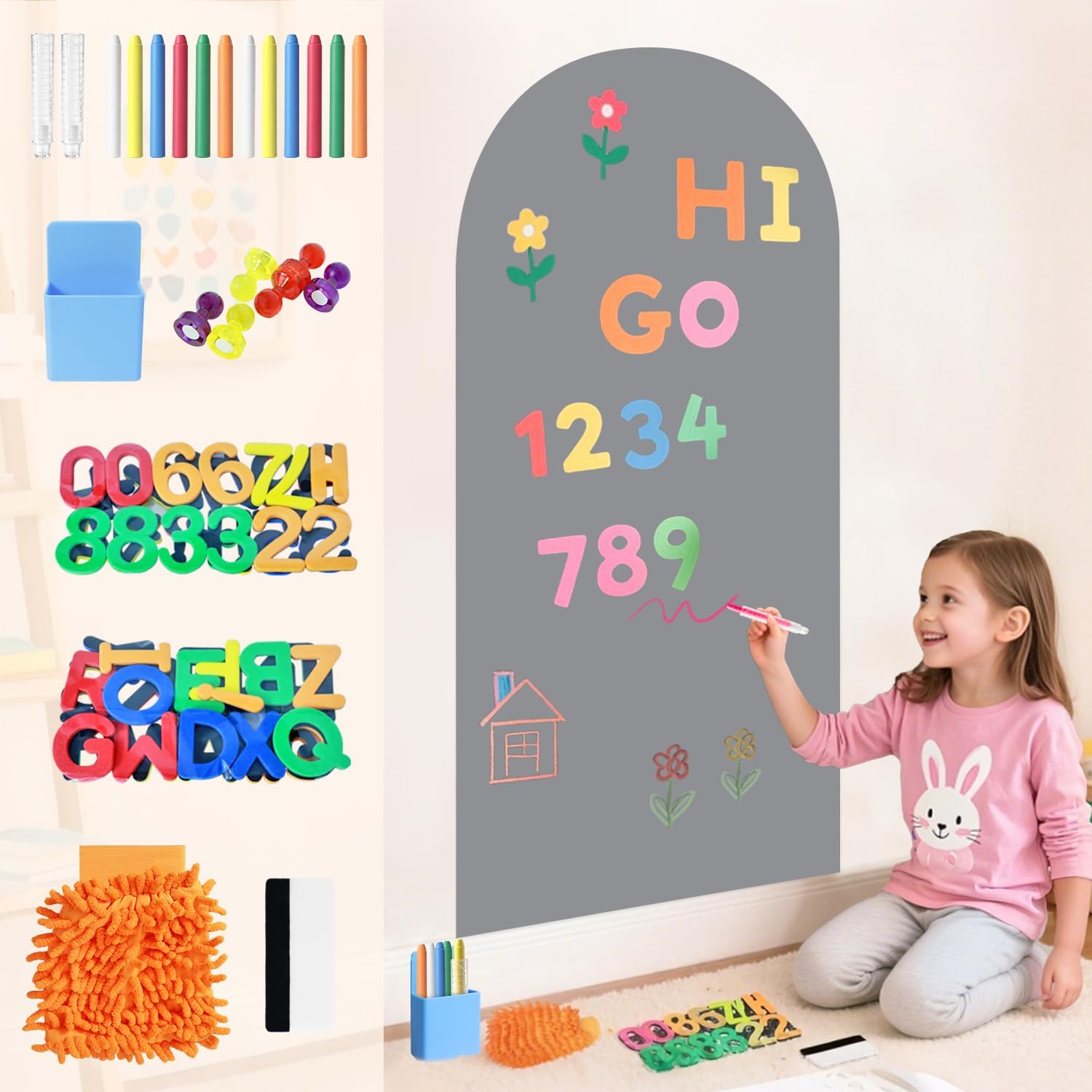 Magnetism Display Lettering Amazon.com : Arch Magnetic Wall Decal 39.3