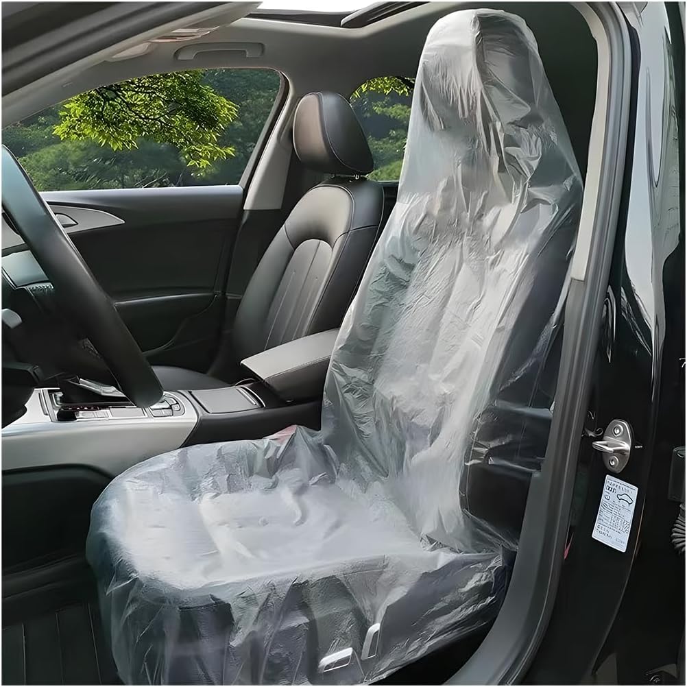 Stay Clean on the Go: The 50PCS Disposable Car Seat Covers Review