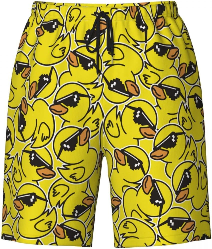 Mens Vintage 80s 90s Swim Trunks Breathable Board Shorts Hawaiian Beach Shorts Party Funny Shorts