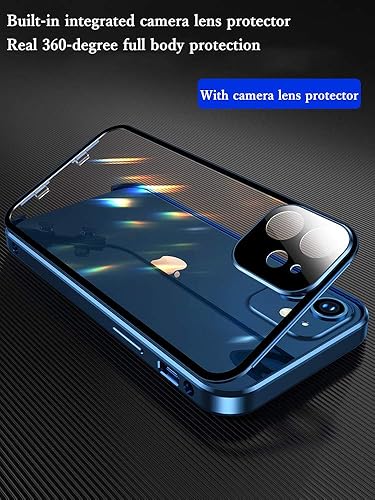 Miniatura 6 de Funda antiespía para iPhone 13 Pro con protector de lente de cámara, protector de pantalla de privacidad, bloqueo de seguridad, carcasa de aluminio