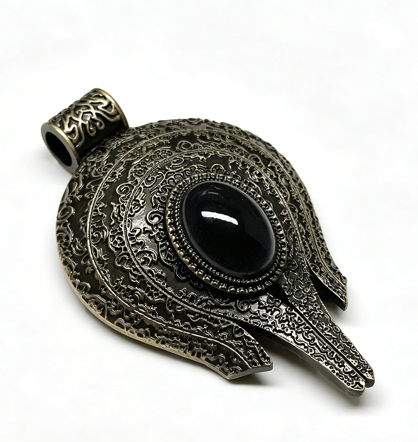 Godslayer's Seal Necklace, Eldens Ring Cosplay Prop, Vintage Zinc Alloy Game Pendant, Unisex Cosplay & Collection Gift