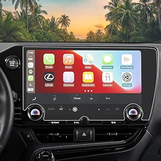Car Touch Screen Protector for 2022 2023 Lexus NX NX350 NX250 NX350H NX450H Accessories Tempered Glass Scratch Protector Navigation Display Touchscreen Protective Film (14 inch)