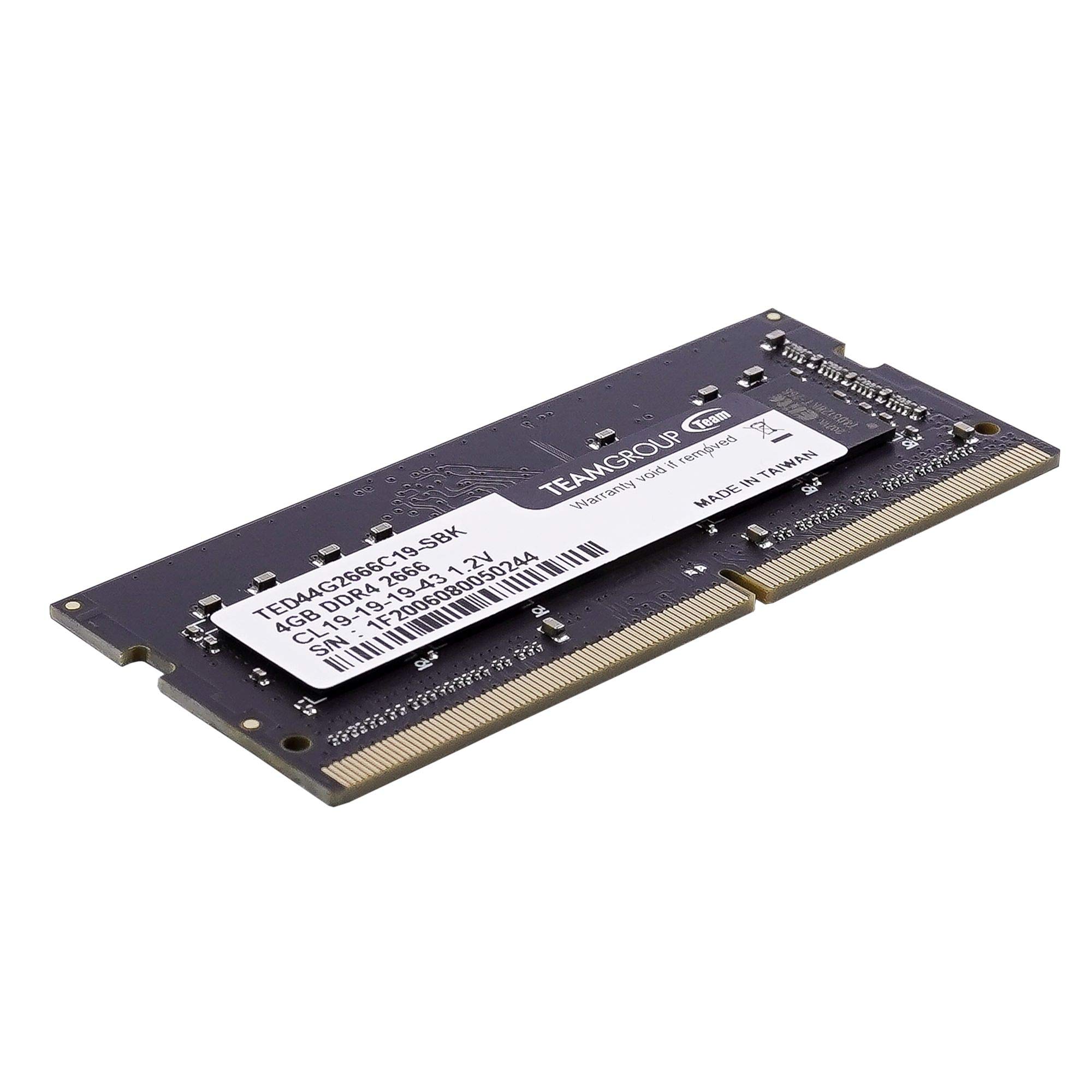 Amazon.co.jp: Team 4GB Elite DDR4 PC4-21300 2666 MHz 260ピン SO