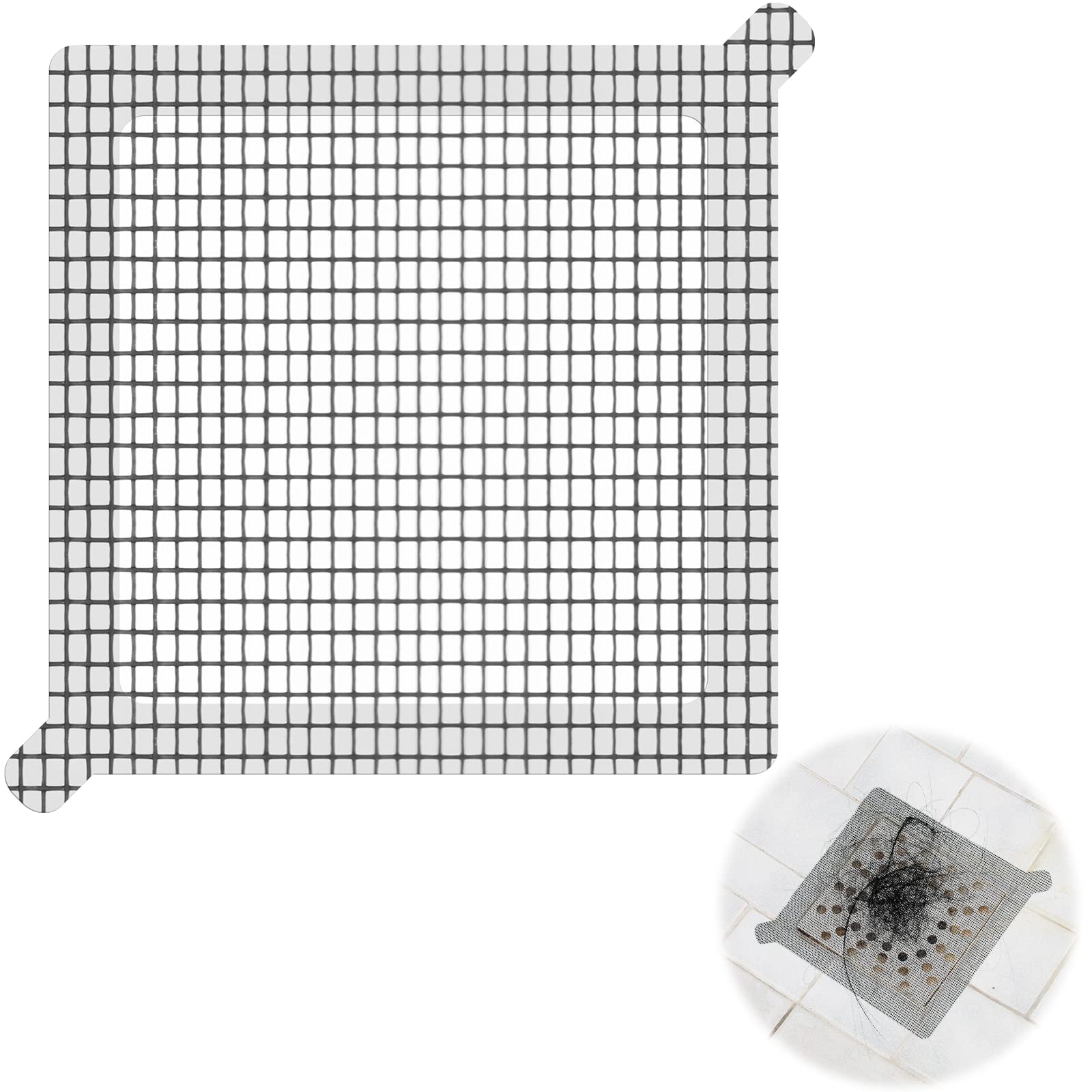 Abflusssieb Für Dusche & Badewanne - 20 Stück Haarfänger Mit Klebeband