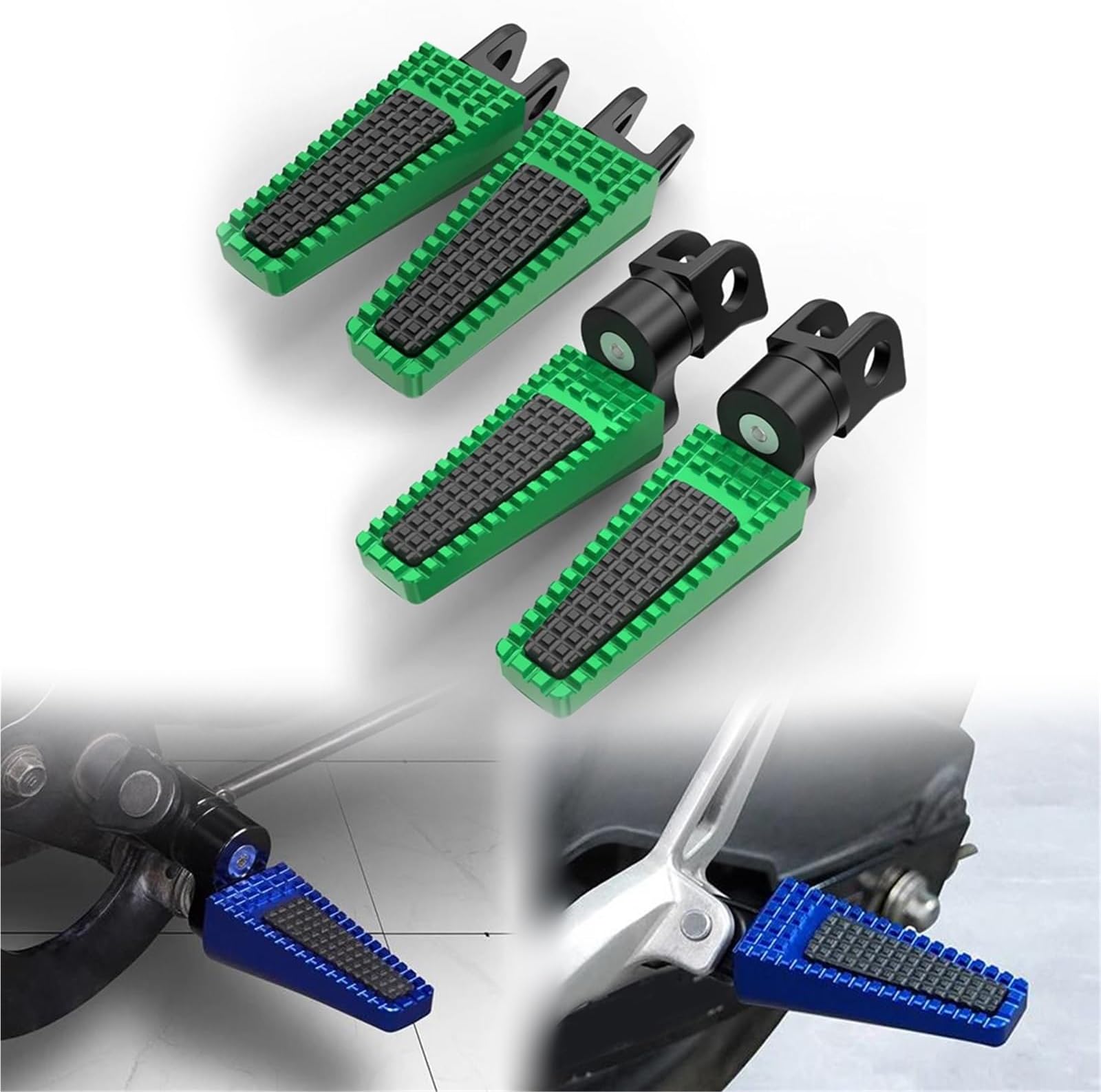 Motorcycle Rotatable Accessories Adjustable Front Rear Footrests Foot Pegs Rests Pedals For Aprilia RS 457 RS457 2024 Foot Rests