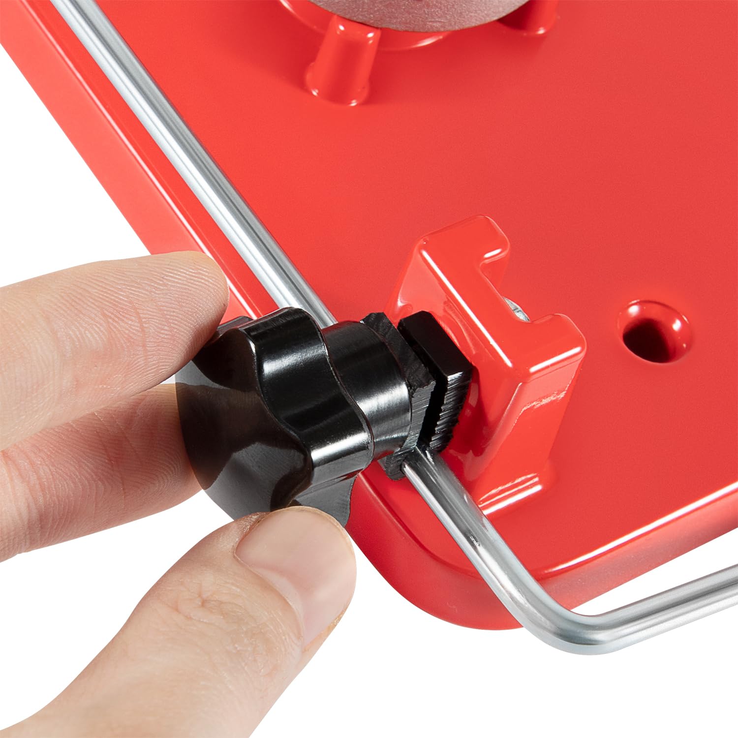 42-047 Magnetic Wall Mount Blade Balancer for Lawn Mower Blade Balancer 339075B (Red)