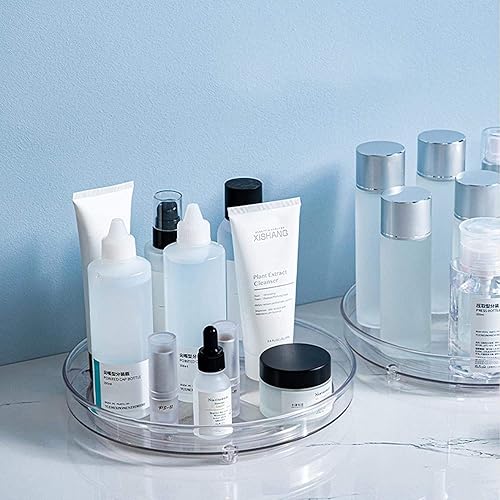 Miniatura 7 de Tocadiscos antideslizantes de 3 niveles Lazy Susan - Estante giratorio de 360 grados para cocina, armario y despensa