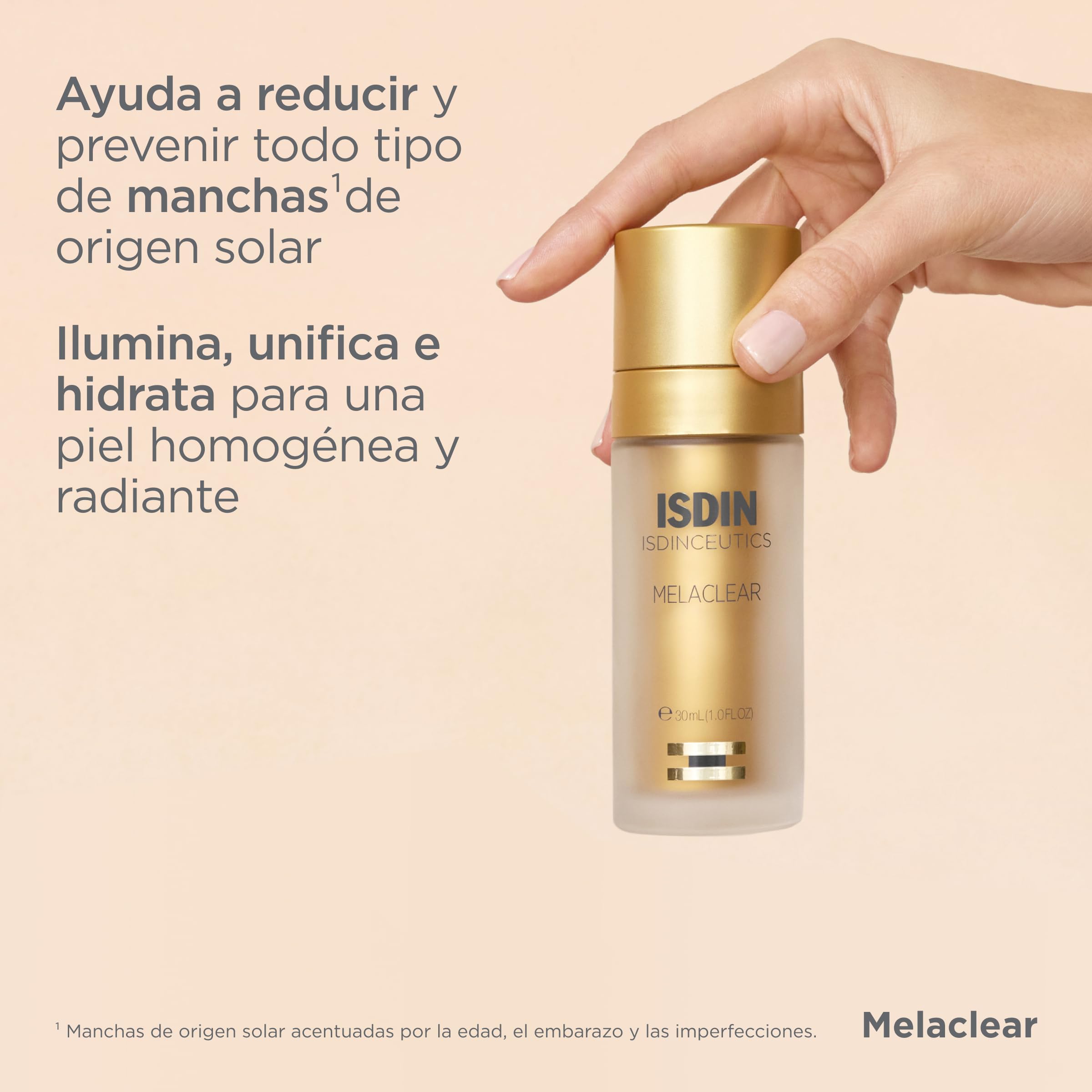 ISIDN Isdinceutics Melaclear Sérum Antimanchas con Ácido Tranexámico y Niacinamida, Reduce las Manchas de la Piel Rápidamente, 1,8% 30 ml