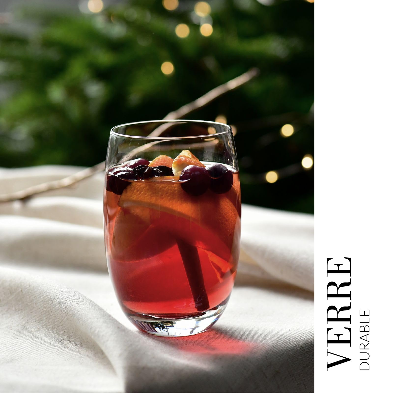 6 Verres à Eau Highball Krosno Splendour 480ml - Cristallin