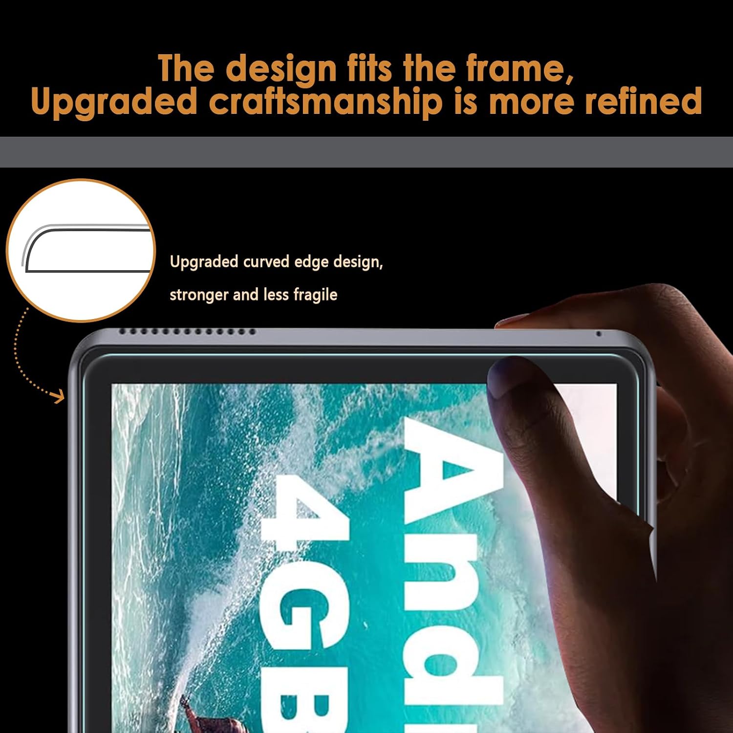 Hianjoo 2-Pack Screen Protector Compatible with BYANDBY BYQ2 7 inch Tablet, [HD Clarity] [9 Hardness] [Anti-Scratch] Tempered Glass image 4