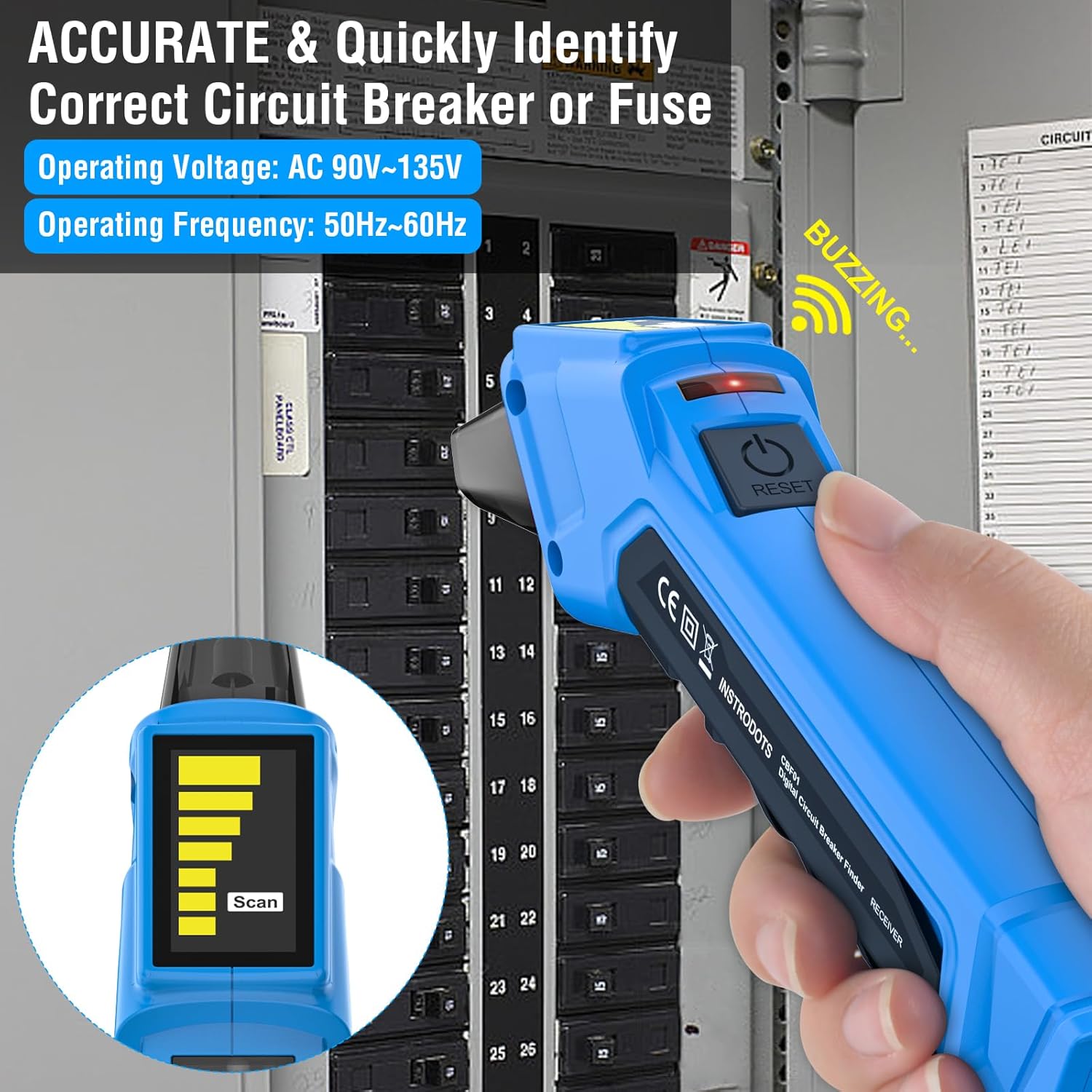 Circuit Breaker Finder & TH11 Temperature Humidity Meter