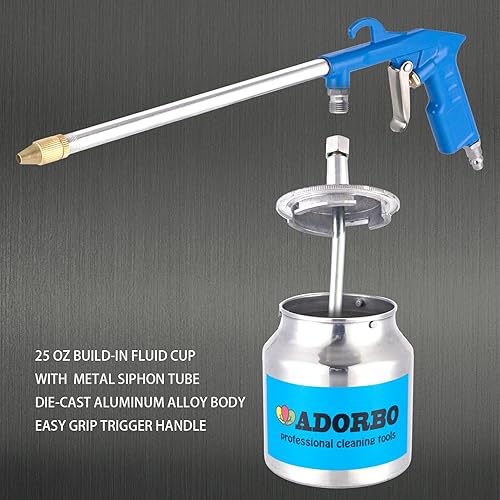 Miniatura 2 de Pistola de limpieza de motor Pulverizador de aire solvente Desengrasante Herramienta automotriz