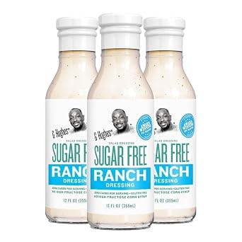 G Hughes Sugar Free Ranch Dressing, Zero Carb - 12 Fl Oz 3-Pack