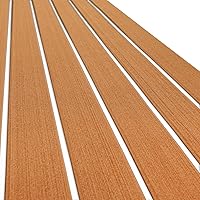 Vista 20 de HZshark Piso de lancha de espuma EVA autoadhesiva de 6mm antideslizante, alfombra marina de teca para lancha, almohadilla de cubierta de espuma