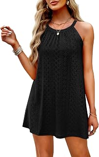 Generic Swimsuit Cover Up for Women Crochet Hollow Out Summer Dresses for Women 2025