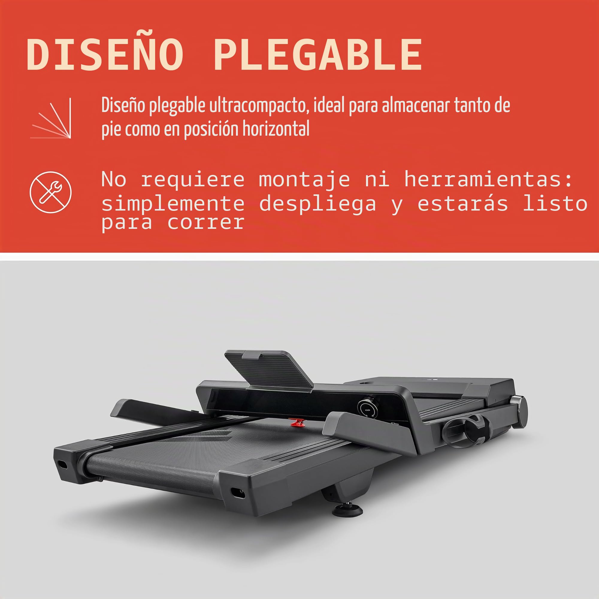 Cinta de Correr Adidas T-24c + Bluetooth - Kinomap y Zwift - Volante inercia 18kg - LED