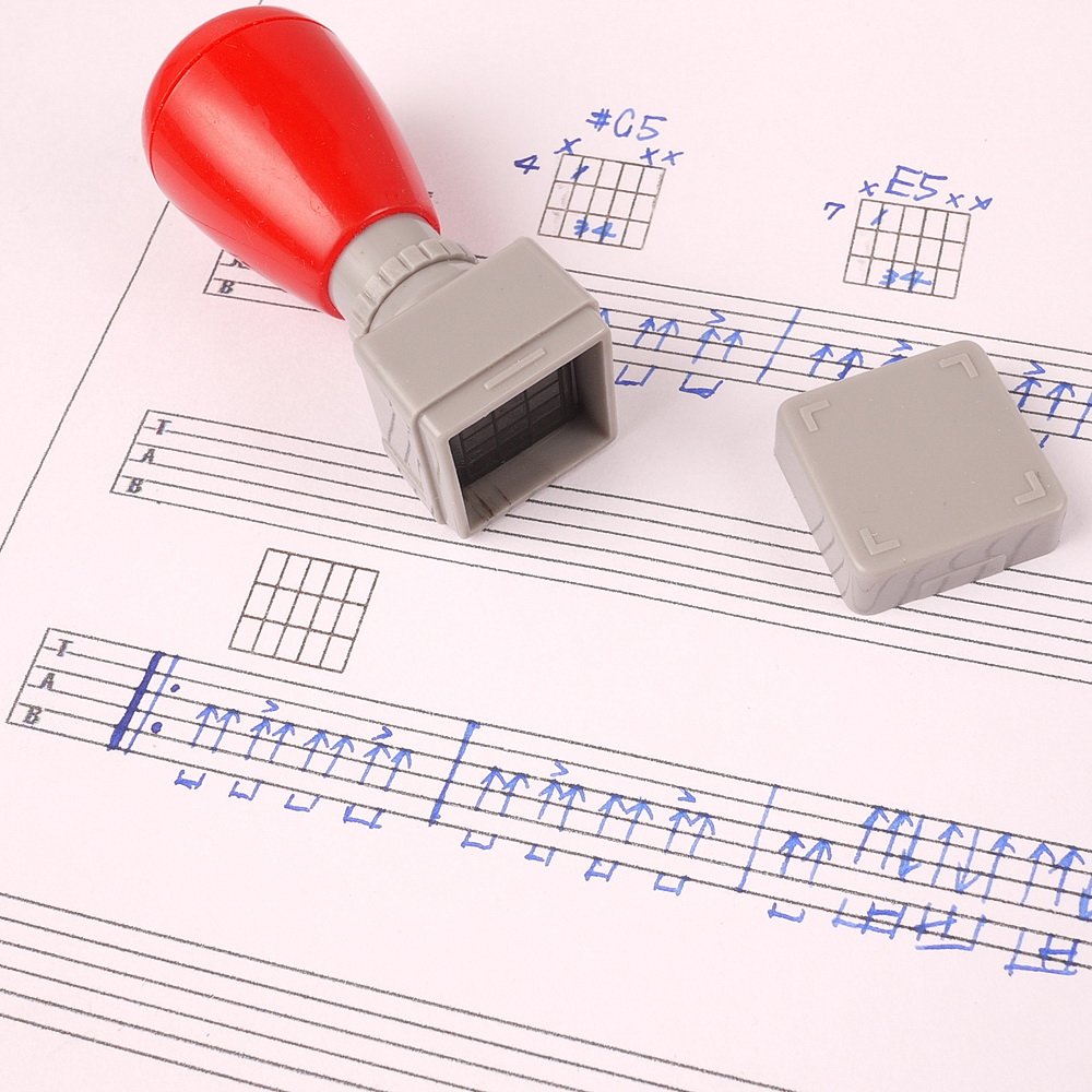 Guitar Chords Seal, Guitar Ukulele String Instruent Chords Chop Stap - View #2