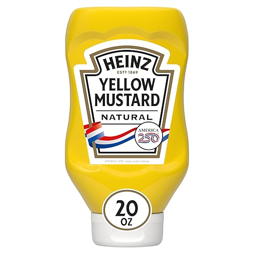 Heinz Yellow Mustard, 20 oz Bottle