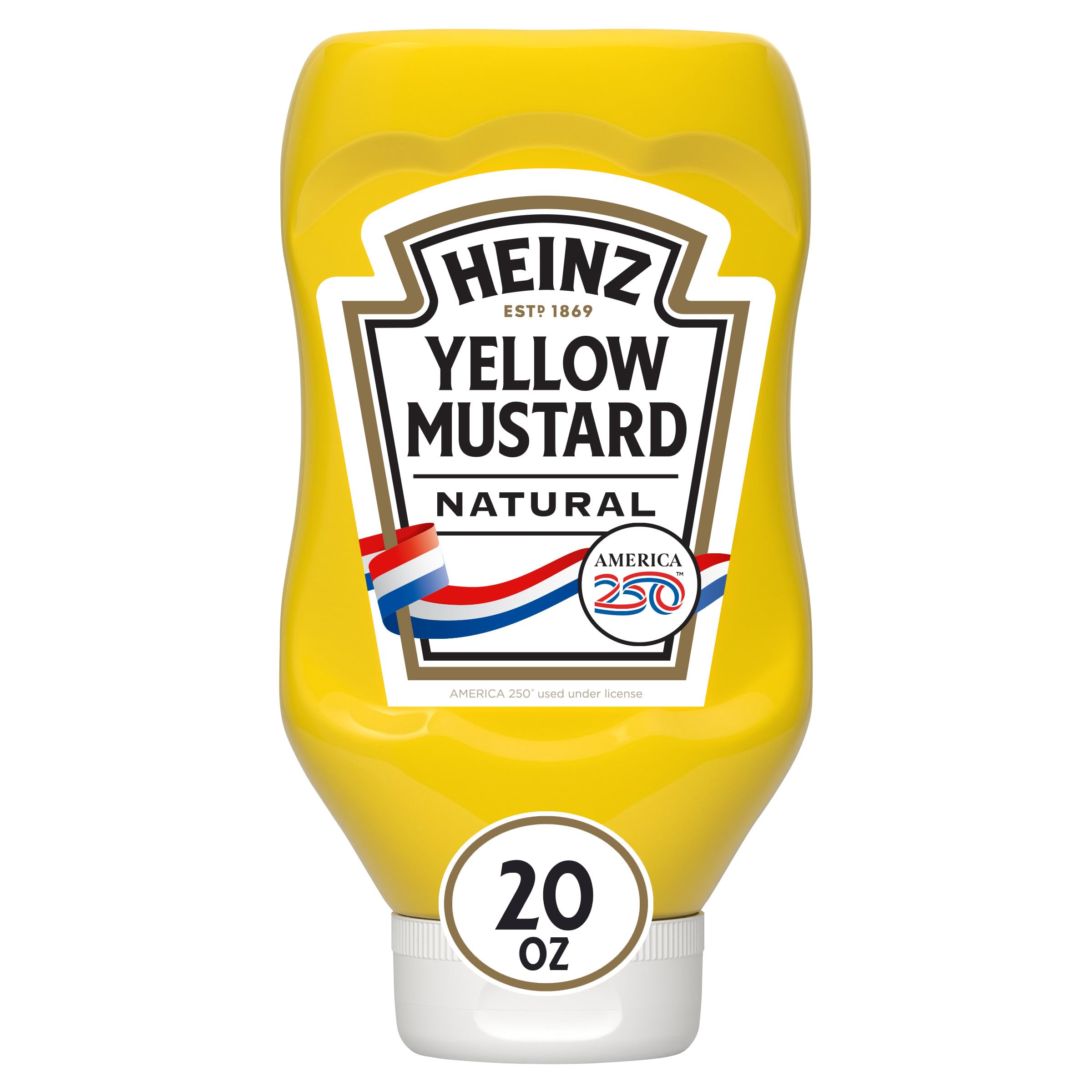 Heinz Mostaza Amarilla, 20 oz/566 g - 1 Botella