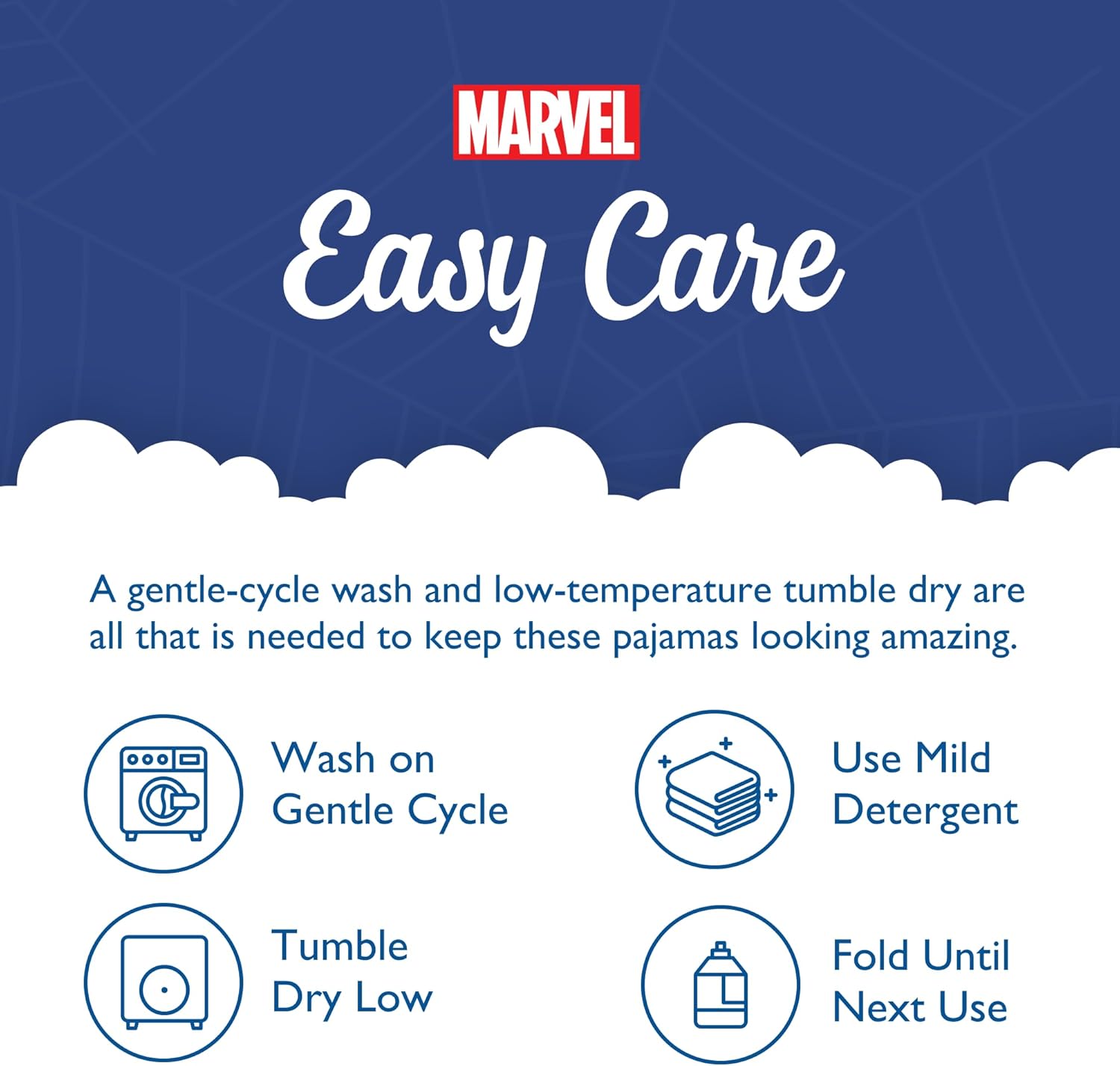 Marvel Boys' 4-piece Snug-fit Cotton Superhero Pajama Set, Soft & Cute for Kids