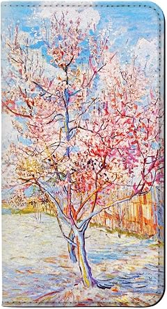 RW2450 Vincent Vangogh Peach Tree Blossom PU Leather Flip Case Cover for Google Pixel 10, 10 Pro