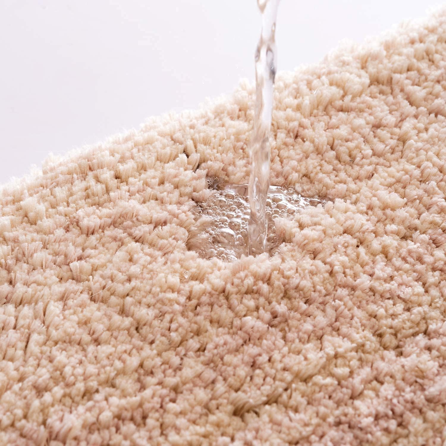 GENTSING Bathroom Rugs 40x24 Camel Bath Mats Shower Shaggy Floors Extra Thick Super Soft Best Absorbent Perfect Absorbant Plush Door Mat Carpet