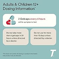 Vista 18 de Tylenol Geles de liberación rápida de acetaminofeno extra fuerte, analgésico extra fuerte y reductor de fiebre, cápsulas de gel con agujeros